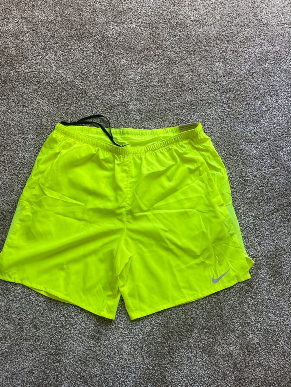 Nike Men’s Neon Lime Swim Trunks Size Large
